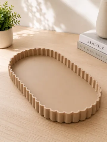 Bandeja organizadora: Oval Tray – Customizable Size — vista de referencia 2