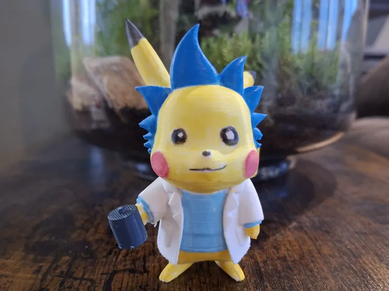 Pikachu VS Rick Sanchez Rickachu 