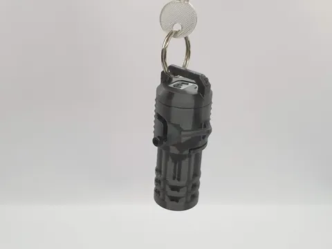 Minigun Keychain — Functional BB Blaster view 3