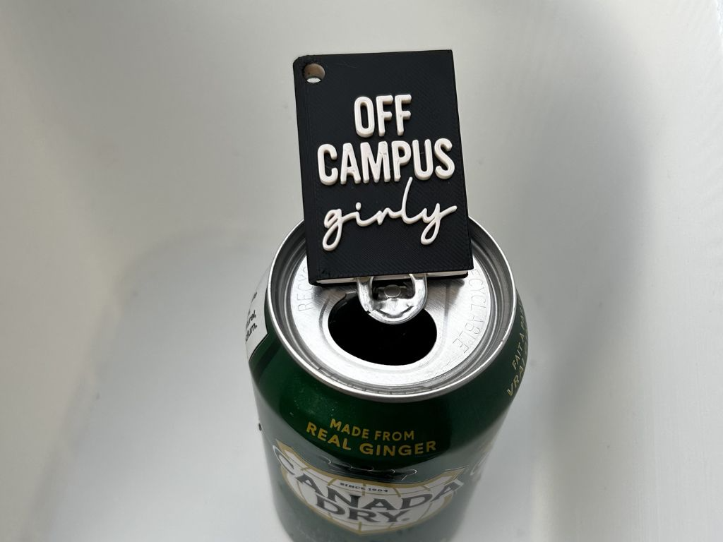 Off Campus can opener keychain