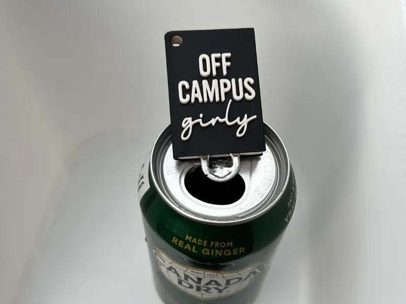 Off Campus can opener keychain