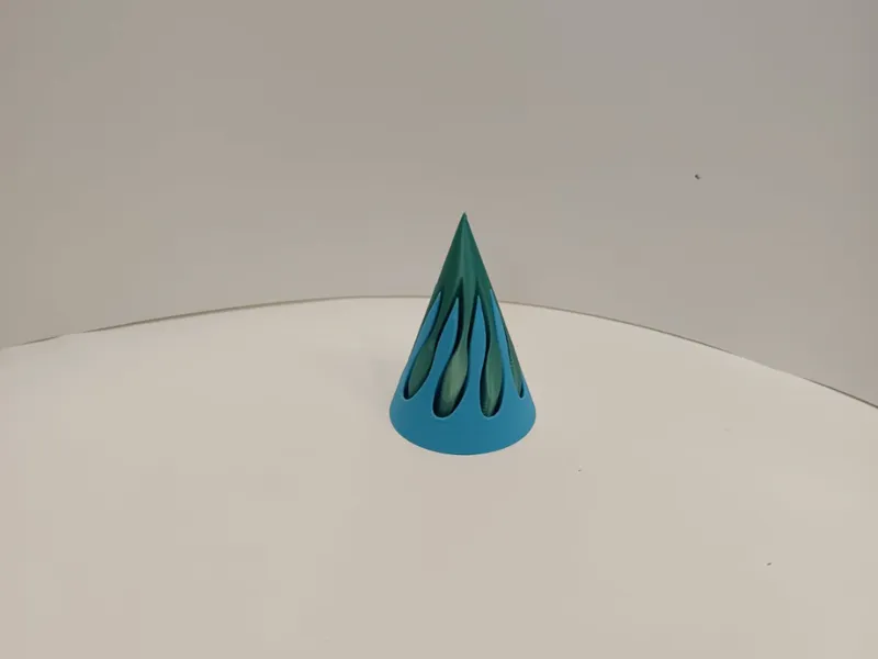 spiral fidget cone