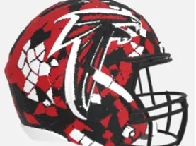 Falcons Mosaic Helmet