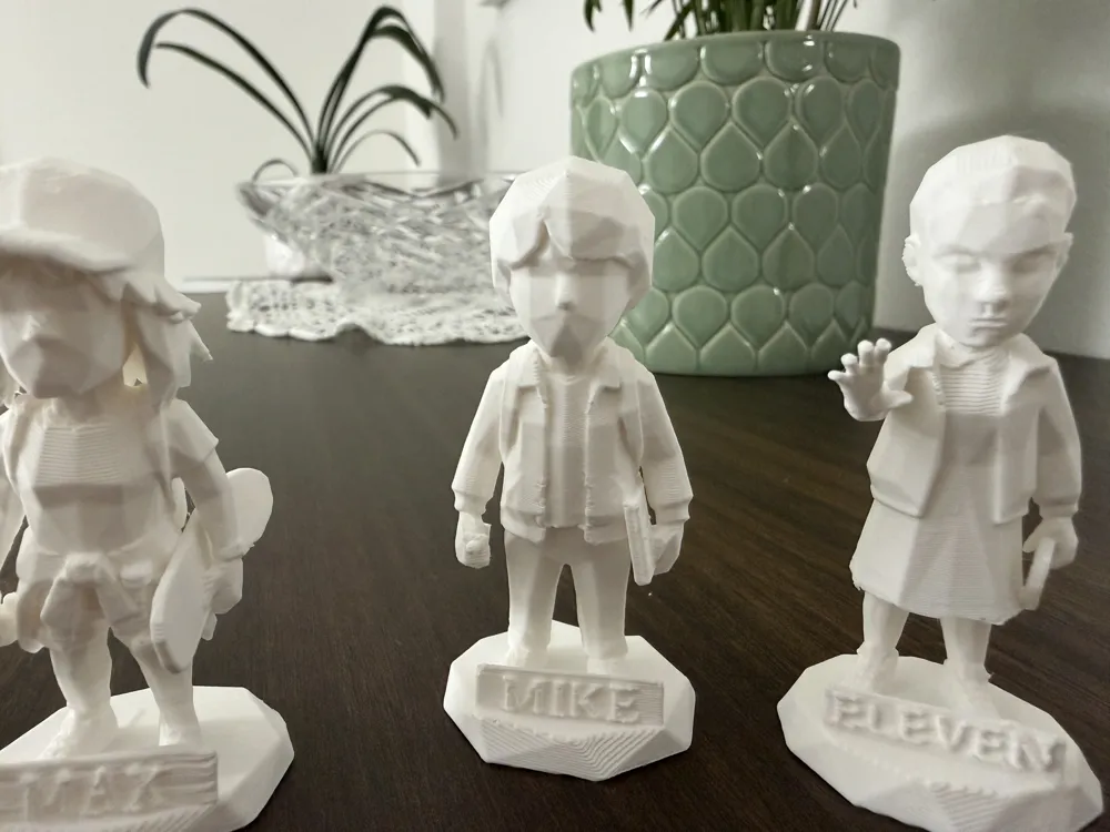Stranger Things Reference Model Stranger Things Heroes (Set 1) - Free 3D Print Model - MakerWorld