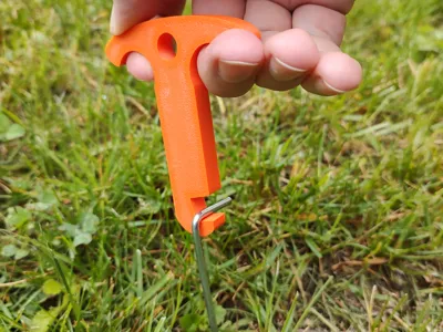 Tent peg remover