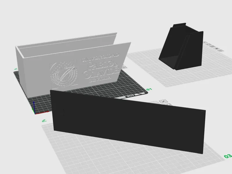 Caja para trofeo UPO