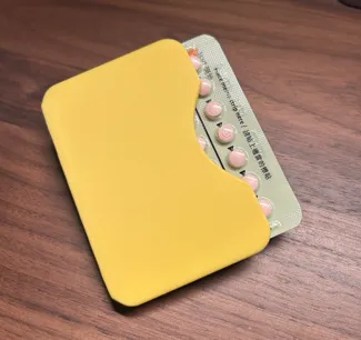Birth Control Pill Slip Case
