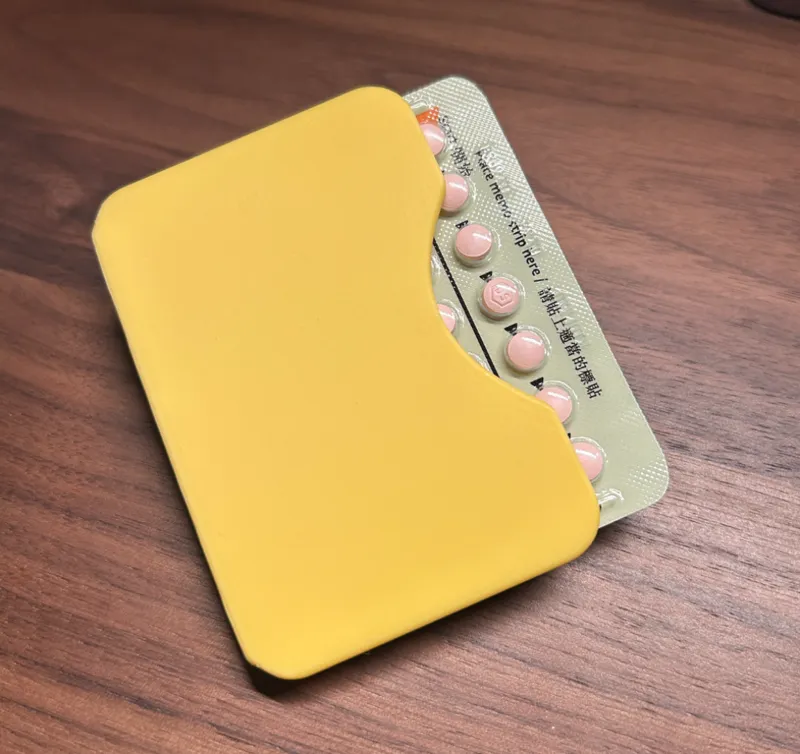 Birth Control Pill Slip Case