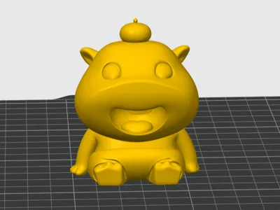 Capybara Lulu Sitting Pose