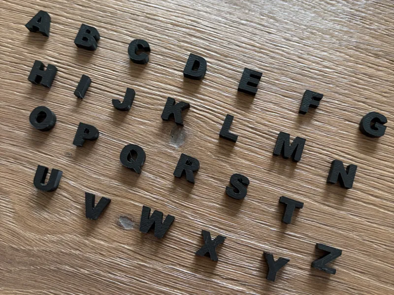 Letters A - Z