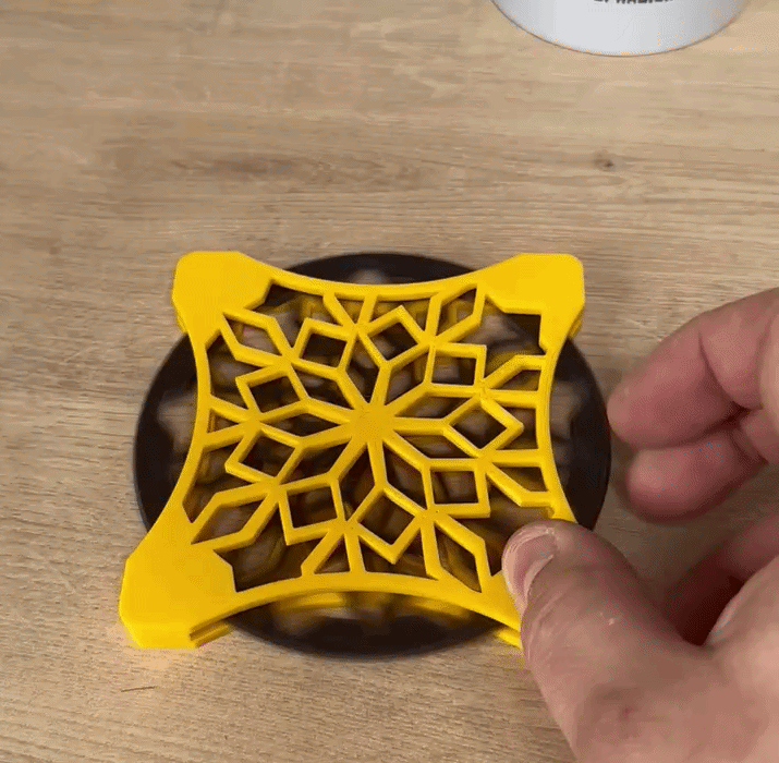 Kinetic Coaster, fidget coaster, ideal for brews 
