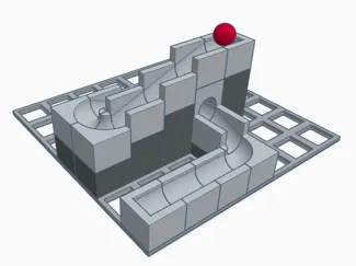 Modular marble run