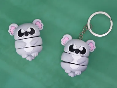 EGGO Koala - cute articulated toy and keychain