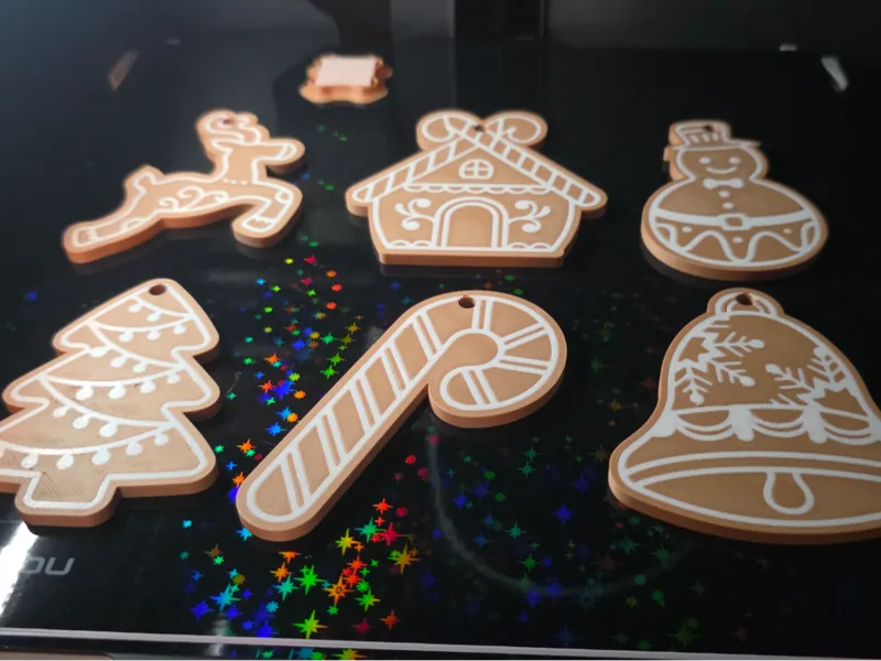 Gingerbread style ornament