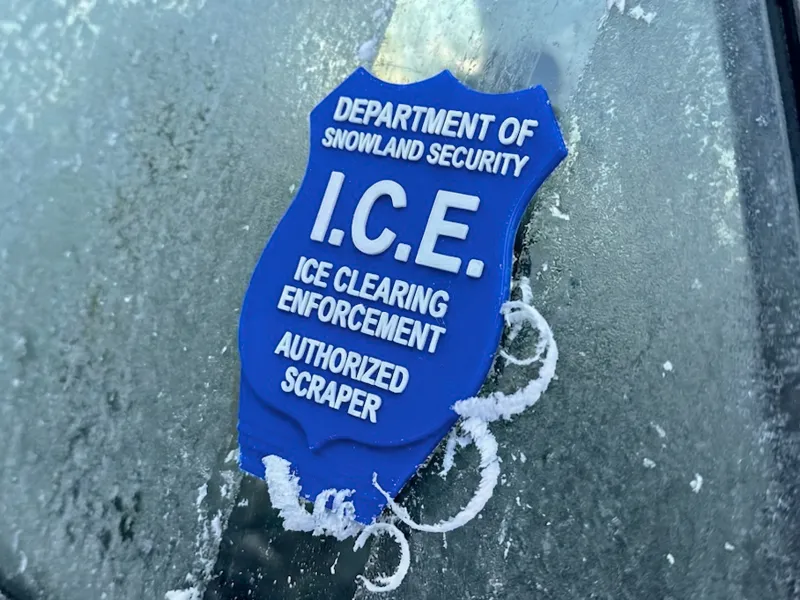 Department of Snowland Security - I.C.E. Scraper