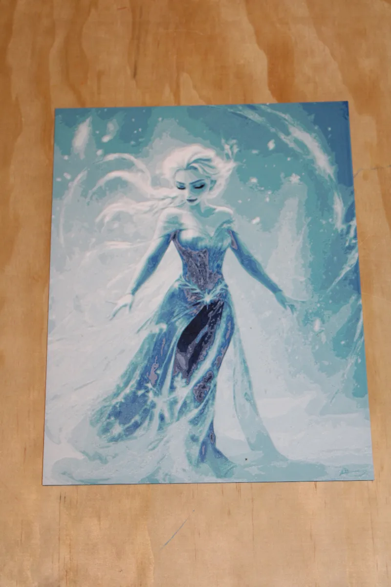 Elsa Frozen Snow Swirl HueForge
