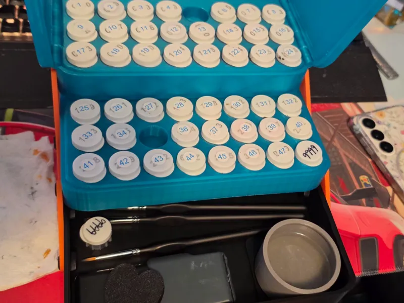 Paint Case for Canvas by Numbers