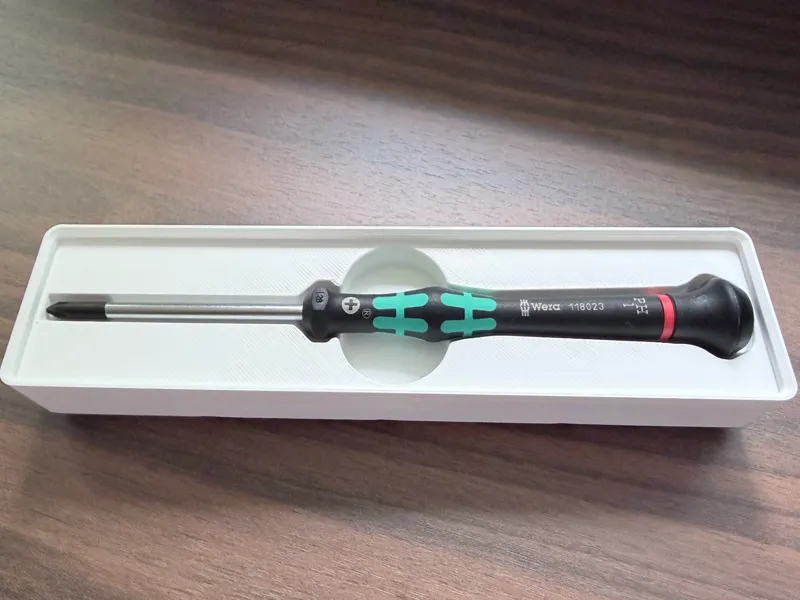 Wera Krafform Micro 60 mm Gridfinity Bin 4x1x3