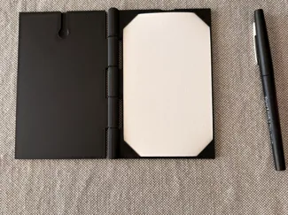 Index Card Notepad with Pen Slot