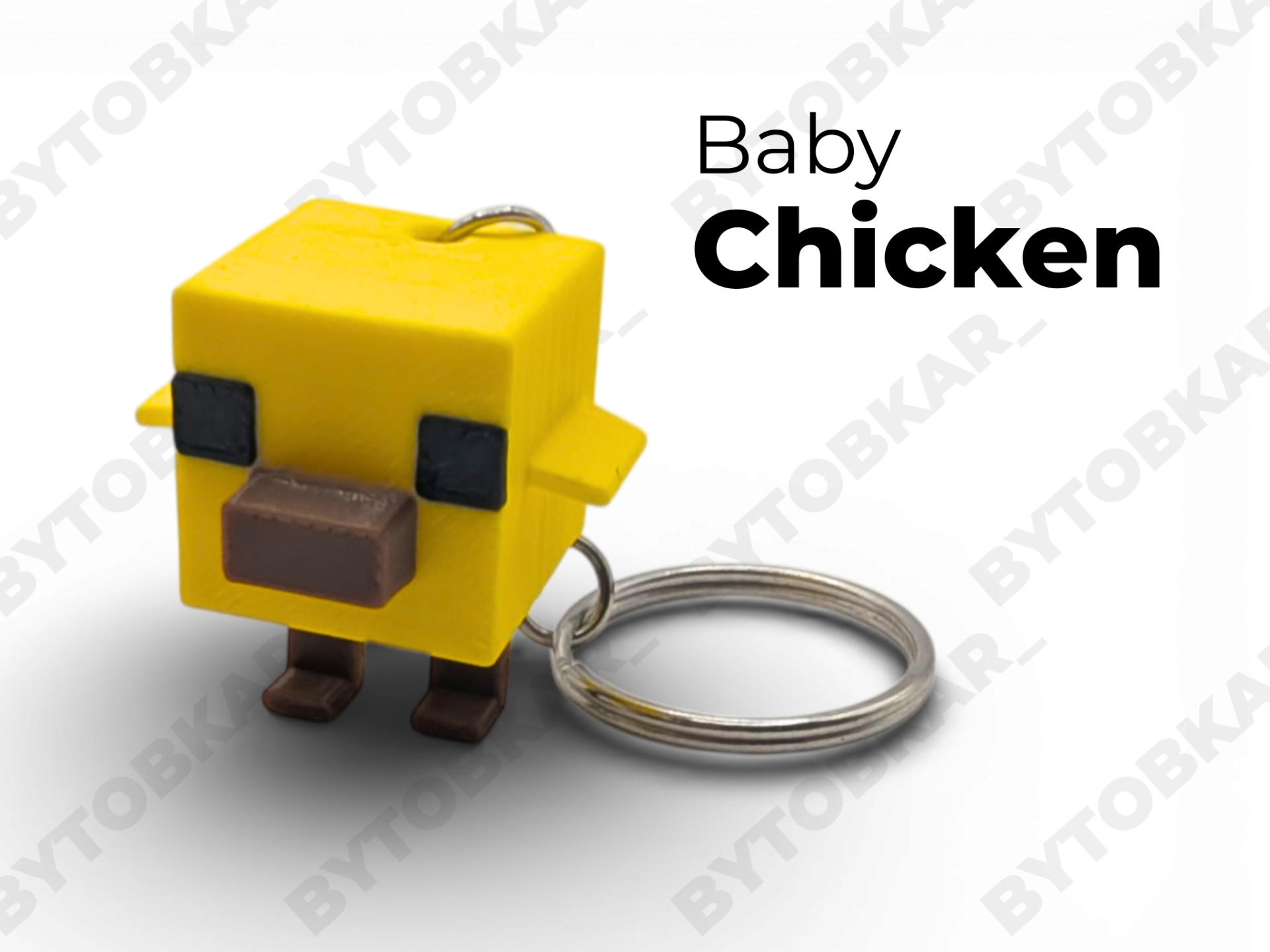 Minecraft Baby Chicken - Keychain & Figure Vers.