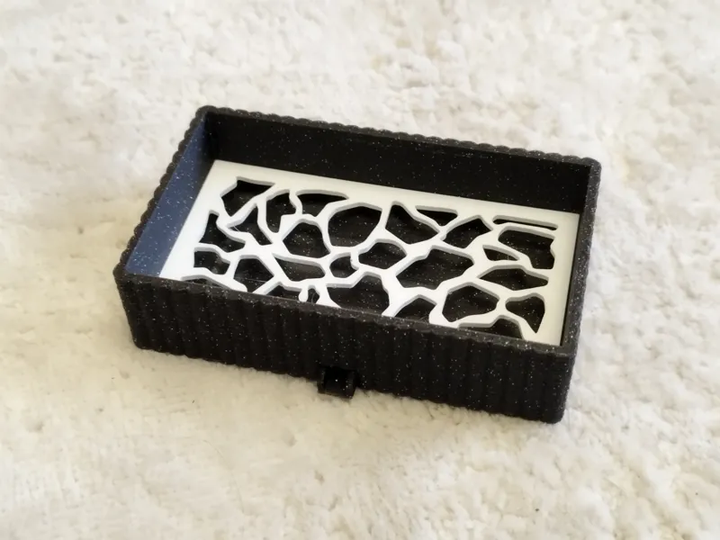Two-Part Draining Soap Dish (No Supports)