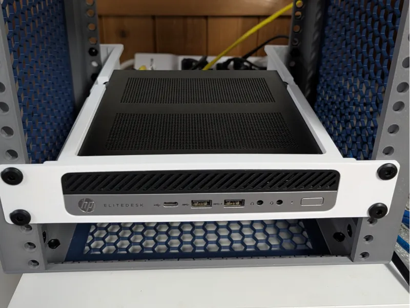 HP Elitedesk Mini Rack Mount with Keystone