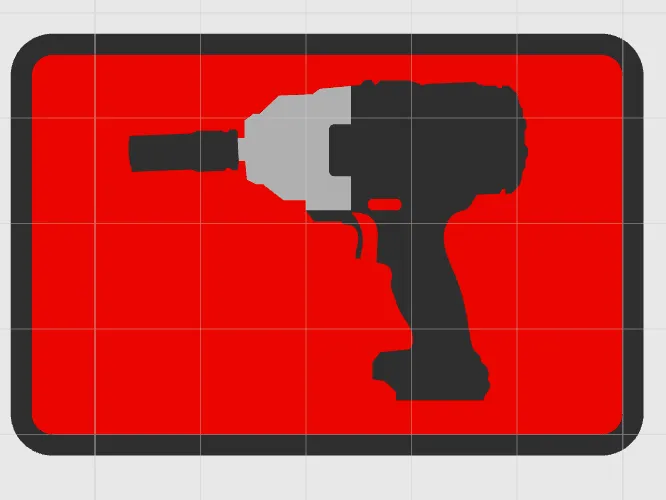Tool type mark Parkside - rázák - impact wrench 