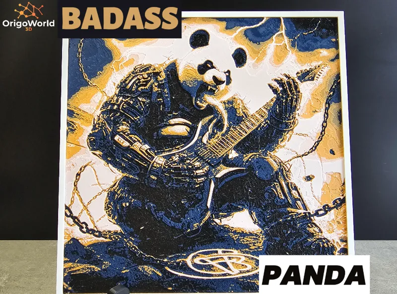 Badass Panda with customizable framework
