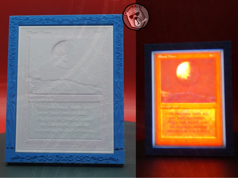 Blood Moon | MtG - Litophane