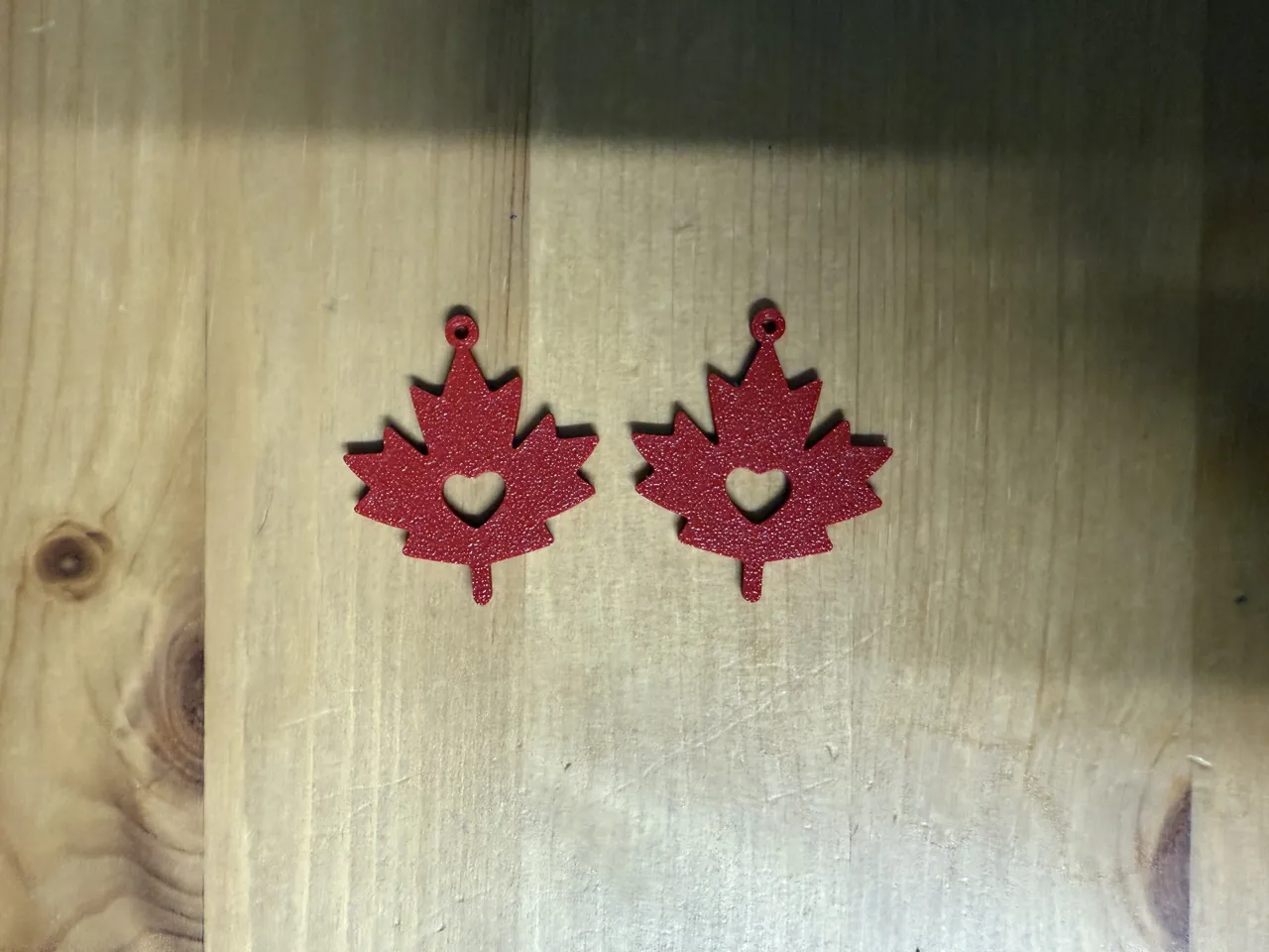 Maple Leaf Earrings view 2