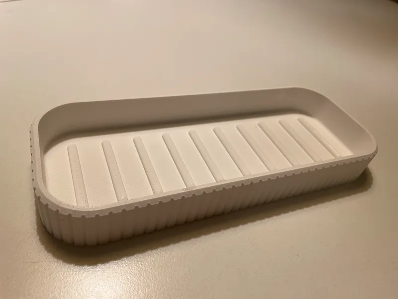 Kitchen soap tray
