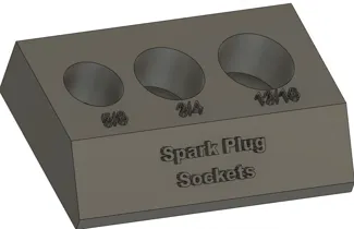 Common Spark Plug Socket Organizer