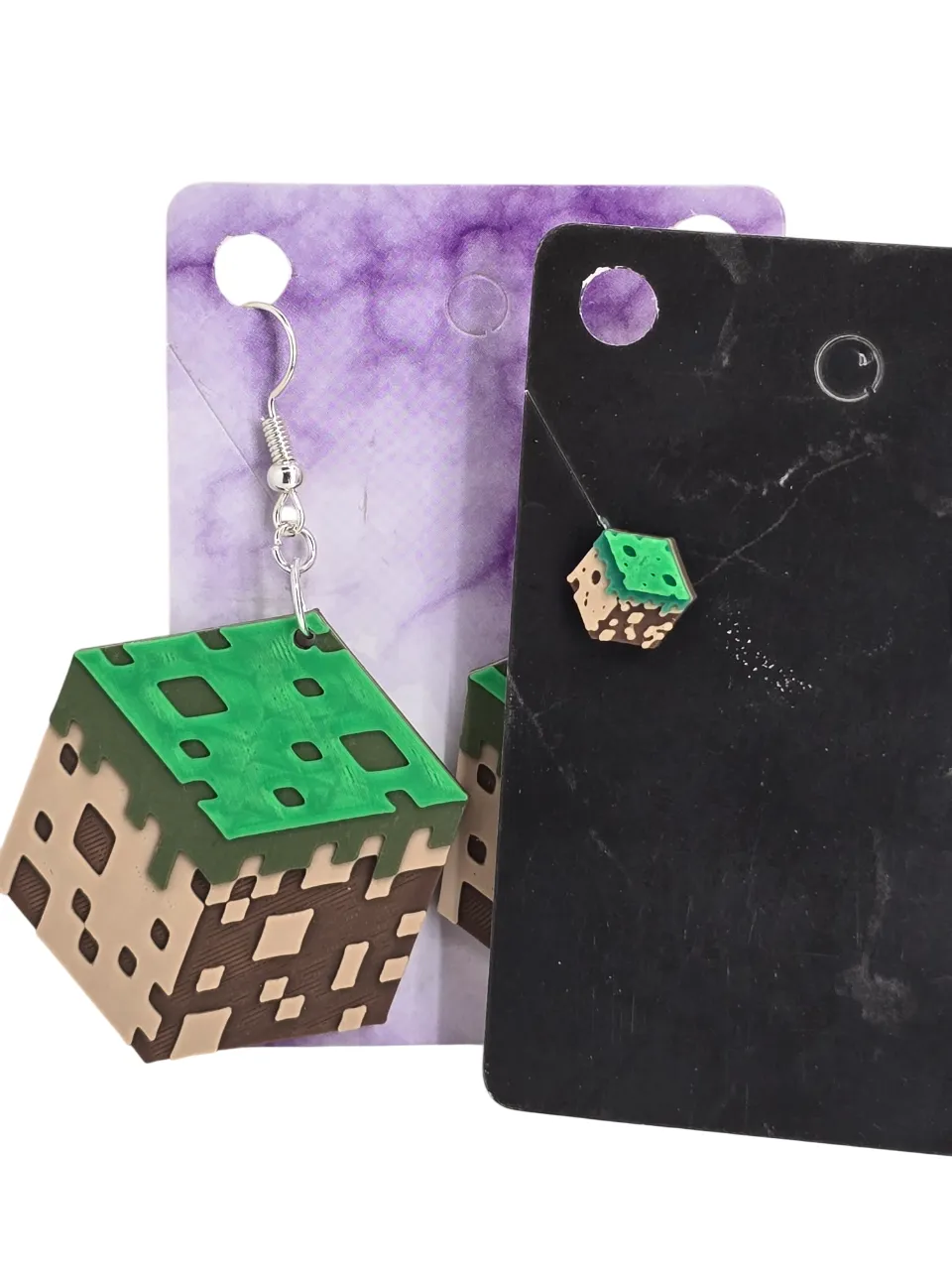 Minecraft Earrings view 2
