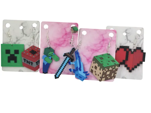Minecraft Earrings