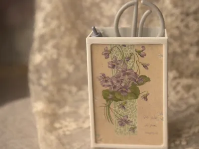 L-Size Photo Frame Pen Holder