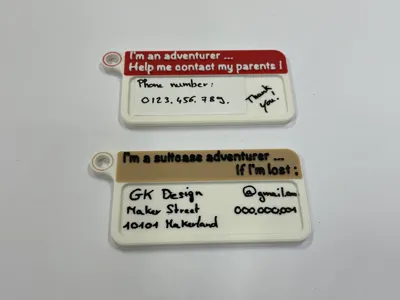 Child and Luggage Tags