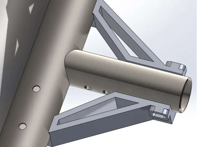 Seat post outer tube welding jig