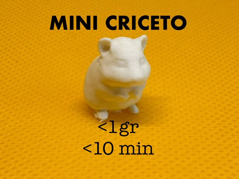 mini criceto - 1 gr - 10 minuti