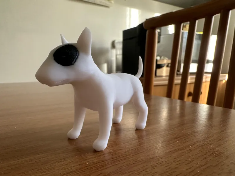 Bull Terrier Black and White