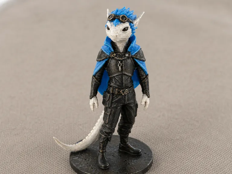 DnD Gecko Elf Character