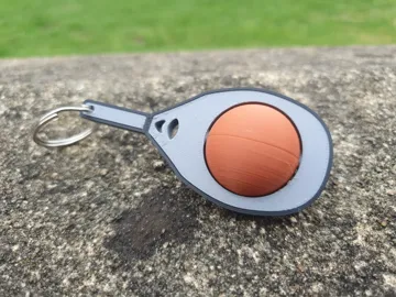 Objeto manipulable: Beach Tennis Spinner Fidget — vista de referencia 3