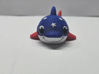 Patriotic Smiling Shark