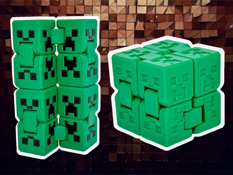 Minecraft Fidget Cube: Creepers