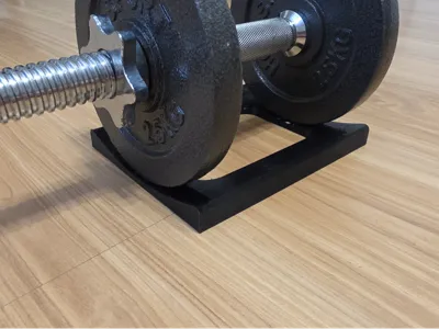 Anti-Roll Dumbbell Holder & Impact Stand