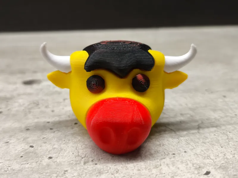 Cute Cow's Head