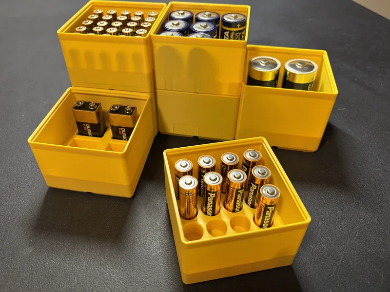 Gridfinity Battery Bin CR123