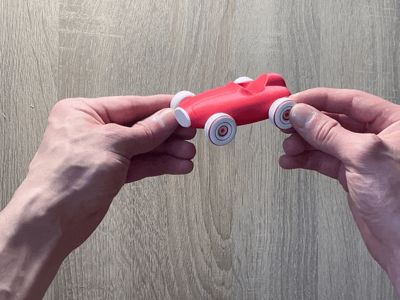 Retro Racer Toy Car, NO SUPPORT, NO AMS