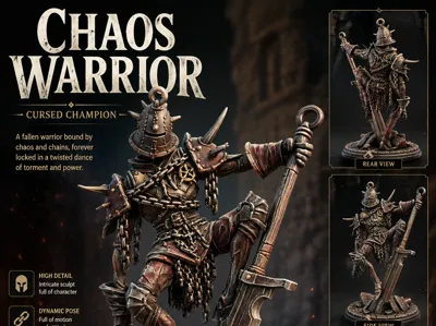 Chaos Warrior DnD model