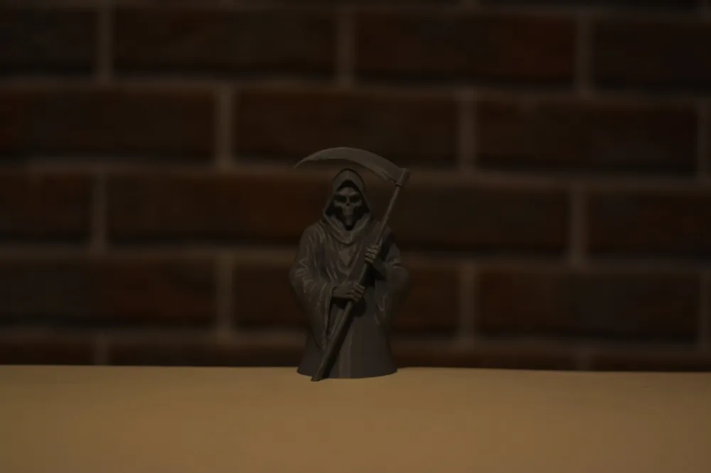 Grim Reaper Death Goth Figure - Free 3D Print Model - MakerWorld