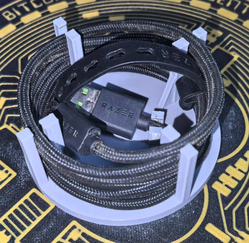 简易线缆收纳（缠绕）Simple cable storage (winding)